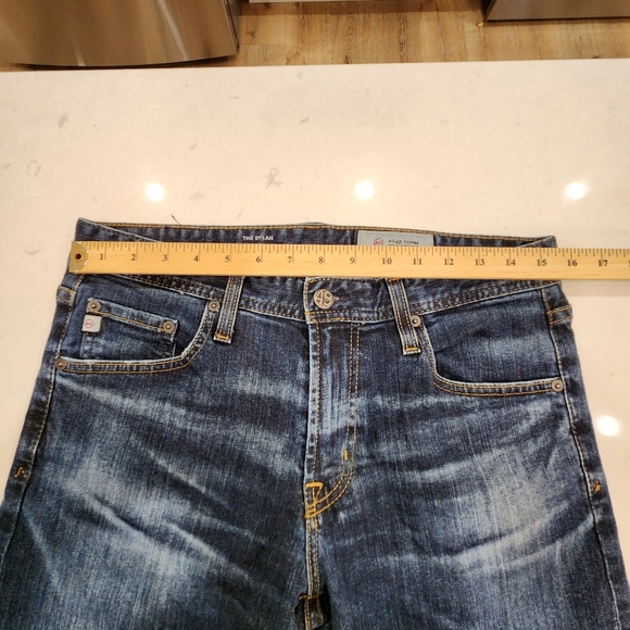 VTG Adriano Goldschmied Jeans Mens 31/29 Blue Dark Wash The Dylan Slim Skinny - Picture 13 of 16